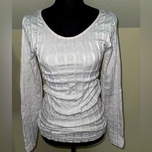 Thick Long sleeve top, winter white